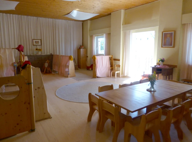 Gruppenraum der Waldorf Kindergruppe Walding (Oberösterreich)