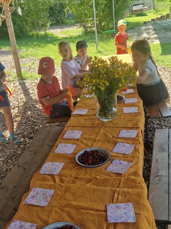 Kinder beim Johannifest