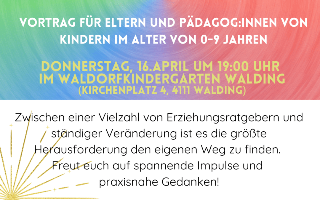 Vortrag „Die Kunst der Erziehung“