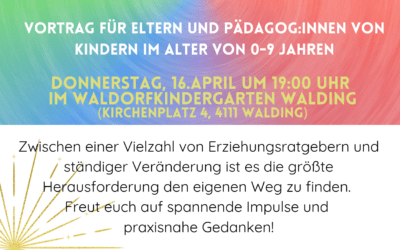 Vortrag „Die Kunst der Erziehung“