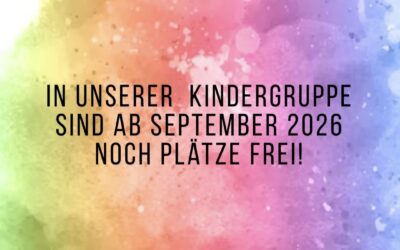 Freie Kindergartenplätze ab September 2026