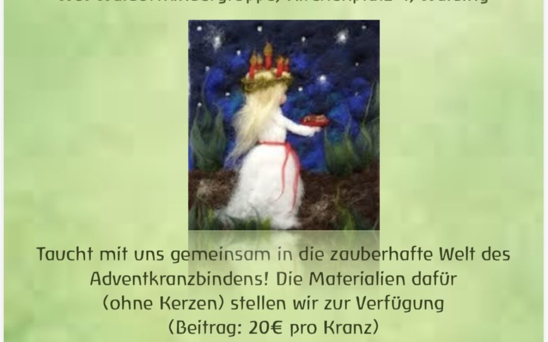 Adventkranzbinden